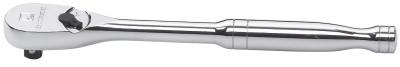 Apex Tool Group Teardrop Ratcheting Wrench, 3/8" Drive, 90-Tooth, Polished Chrome, 81211T