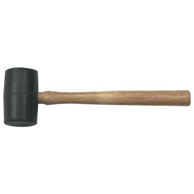 Apex Tool Group Rubber Mallets, 16 oz, Hickory Handle, 82259