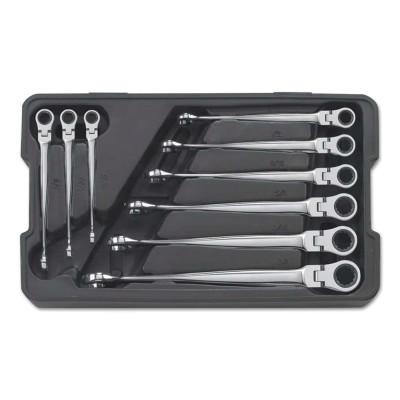 Apex Tool Group 9 Pc XL X-Beam Flex Combination Wrench Sets, 12 Point, SAE, 85298