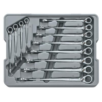 Apex Tool Group 12 Pc. XL X-Beam Reversible Combination Ratcheting Wrench Set, Metric, 85388