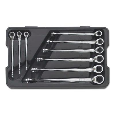 Apex Tool Group 9 Pc XL X-Beam Reversible Combination Wrench Sets, 12 Point, SAE, 85398