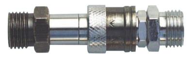 Gentec Quick Connectors, Hose-to-Hose Connector, 145 psi, Oxygen, QC-HHX