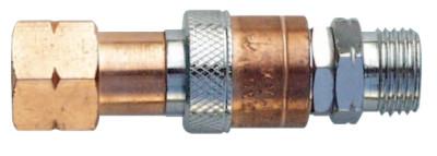 Gentec Quick Connectors, Hose-to-Torch Connector, 29 psi, Fuel Gases, QC-HTF