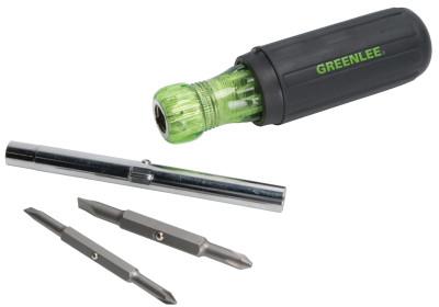 Greenlee® 6-IN-1 Multi-Tools, #1;#2, 5/16;1/4" Opening, 3/16;1/4" Tip Width, 7 1/2" Long, 0153-42C