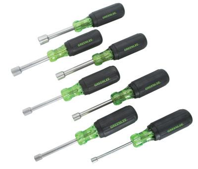 Greenlee?? 7Pc. Hollow Shaft Nut Driver Sets, 3/16"; 1/4"; 5/16"; 11/32"; 3/8"; 7/16"; 1/2", 0253-01C