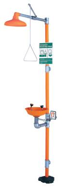 Guardian Eye Wash & Shower Stations, 12 in, SS & Safety Orange, G1902P