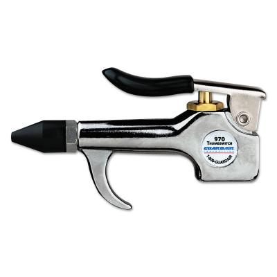 Guardair ThumbSwitch Series Safety Air Gun, Rubber-Tipped Brass Venturi Nozzle, Rubber-Cushioned Steel Lever, 970RT