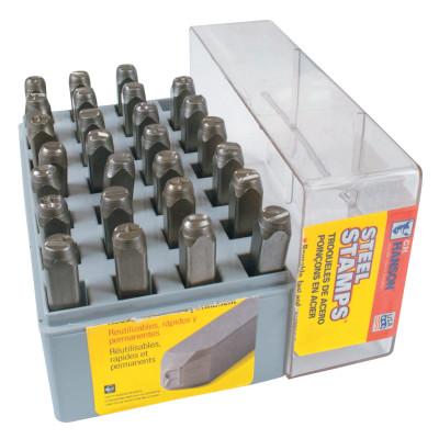 C.H. Hanson® Standard Steel Hand Stamp Set, 1/4 in, A thru Z, 20300