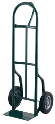 Harper Trucks Steel Hand Truck, 600lb Cap., 7x14" Plate, Vertical Loop, Solid Rubber Wheel, 59T86