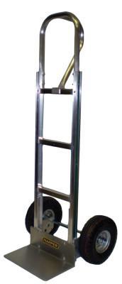 Harper Trucks Aluminum Hand Trucks, 600 lb Cap., 7 in x 14 in Base Plate, Continuous Handle, MACT86