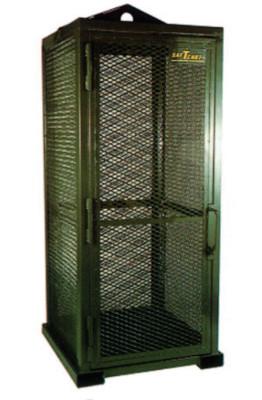 Saf-T-Cart™ Storage Series Cylinder Cage, Locking Door, (9) Hi-Pressure Cylinders, STS-9