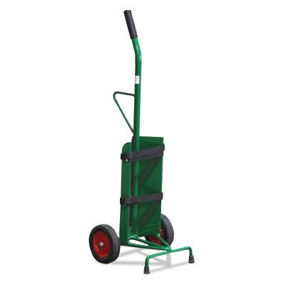 Saf-T-Cart™ UCT Series Cart, 1 Cylinder, 6 in Semi-Pneumatic Wheels, UCT-100061