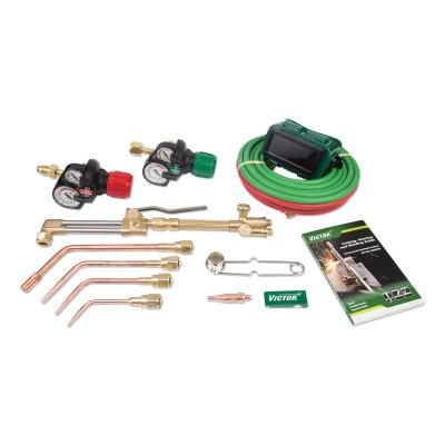 Esab Welding Journeyman EDGE 2.0 Cutting, Heating and Welding Outfit, CGA 540/CGA 510 Inlet, 3 in Welding Capacity, 0384-2101