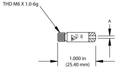 Esab Welding Mig Contact Tip, 1/16 in Wire, 0.082 in Tip, 16AS, 1160-1114