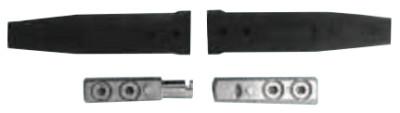 Esab Welding Cable Connectors, 2-M-T, 9505-1801