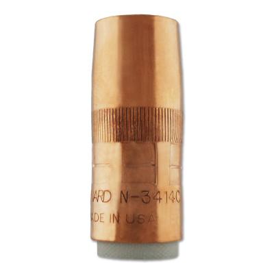Bernard Centerfire Nozzles, 1/4 in Tip Recess, 3/4 in Bore, For BTB Series, Copper, N-3414C