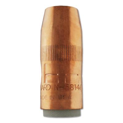 Bernard Centerfire Nozzles, 1/4 in Tip Recess, 5/8 in Bore, For Q-Gun, Copper, N-5814C