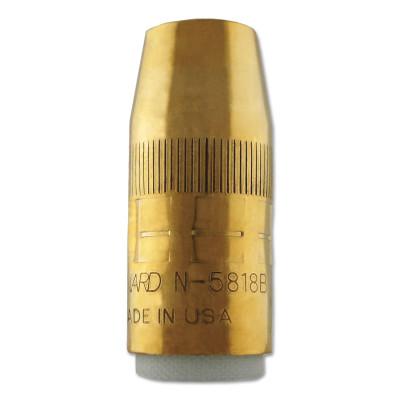 Bernard Centerfire Nozzles, 1/8 in Tip Recess, 5/8 in Bore, For Q-Gun, Brass, Large, N-5818B
