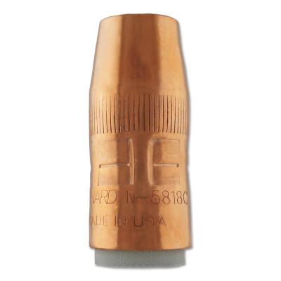 Bernard Centerfire Nozzles, 1/8 in Tip Recess, 5/8 in Bore, For Q-Gun, Copper, N-5818C