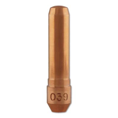 Bernard Centerfire Contact Tip, 0.039 in Tip ID, 1.5 in Long, Non-Threaded, Tapered Base, T-039