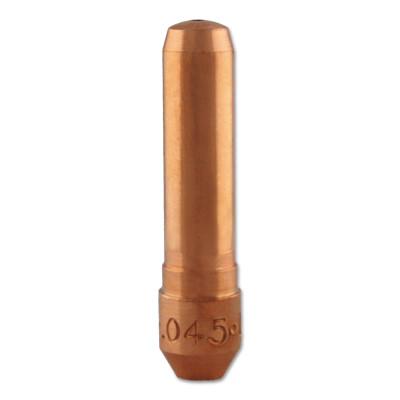 Bernard Centerfire Contact Tip, 0.045 in Tip ID, 1.5 in Long, Non-Threaded, Tapered Base, T-045