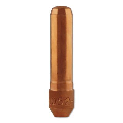 Bernard Centerfire Contact Tip, 0.052 in Tip ID, 1.5 in Long, Non-Threaded, Tapered Base, T-052