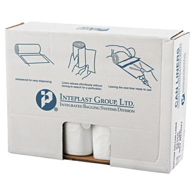 Inteplast Group High-Density Can Liner, 43 x 46, 60gal, 14mic, Clear, 25/Roll, VALH4348N16