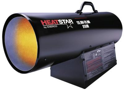 HeatStar Portable Propane Forced Air Heater, 170,000 Btu/h, 100 lb, 115 V, HS170FAVT