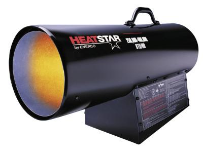 HeatStar Portable Propane Forced Air Heater, 400,000 Btu/h, 100 lb, 115 V, HS400FAVT