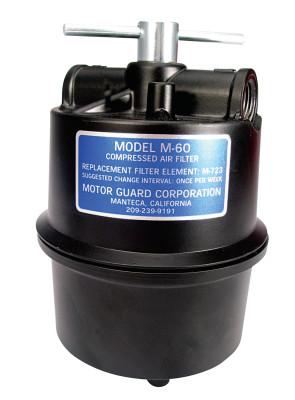 Motorguard Compressed Air Filters, 1/2 in (NPT), Sub-Micronic, Plasma Machines, M-60