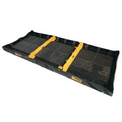 Justrite Decon Quickberm, Black, 478 gal, 16 ft x 6 ft, 28572