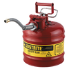 Justrite Type II AccuFlow Steel Safety Can for flammables - AMMC - 2