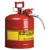 Justrite Type II AccuFlow Steel Safety Can for flammables - AMMC - 4