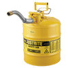 Justrite Type II AccuFlow Steel Safety Can for flammables - AMMC - 5