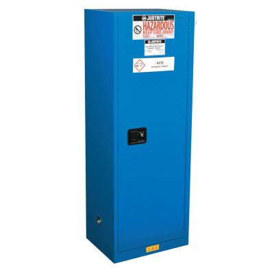 Justrite Sure-Grip EX Slimline Hazardous Material Steel Safety Cabinet, 22 Gallon, 862228