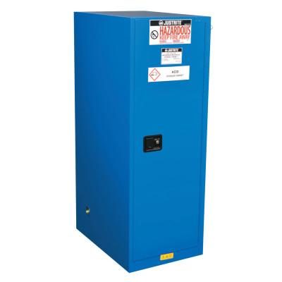 Justrite Sure-Grip EX Deep Slimline Hazardous Material Steel Safety Cabinet, 54 Gallon, 865428