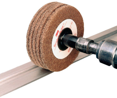 3M™ Scotch-Brite Buffing Discs, 3 in, 10,000 rpm, Aluminum Oxide, Tan, 048011-14593