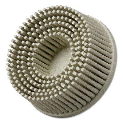 3M™ Scotch-Brite Roloc Bristle Discs, 3 in, 120, 15,000 rpm, White, 048011-18737