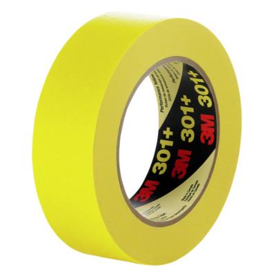 3M 301+ Performance Masking Tapes, 2.83 in x 60.14 yd, Yellow, 7000124892