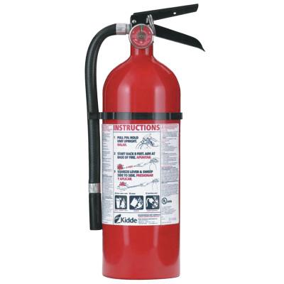 Kidde PRO 210 Consumer Fire Extinguisher, 2 Pack with Wall Hangers, Class ABC, 4 lb, 21005779-2