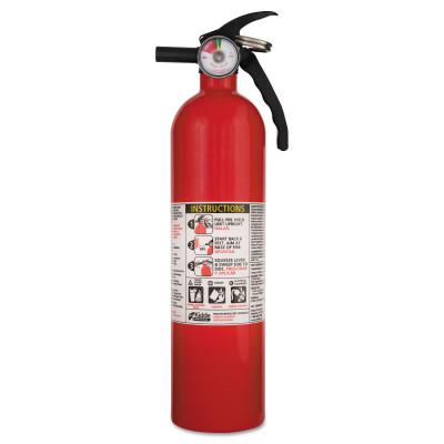 Kidde 2 PK - FA110 Multipurpose Home Fire Extinguishers, UL Rated 1-A: 10-B:C, 2.5 lbs, 466142MTL-2