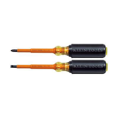 KLEIN TOOLS Screwdriver Sets, Cabinet/Phillips, Imperial/Metric, 33532-INS