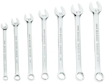 Klein Tools 7 Piece Combination Wrench Sets, 6; 12 Points, Inch, 68400