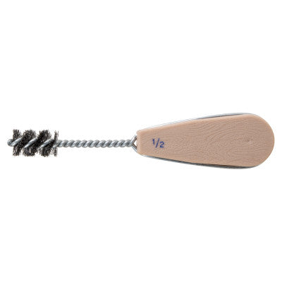Advance Brush Internal Cleaning Tube Fitting Brushes, 21/32 in Dia, 0.008 in Carbon Steel, 89628