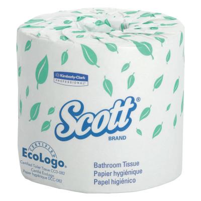 Kimberly-Clark Professional Scott Standard Roll Bathroom Tissue, 1-Ply, 1210 Sheets/Roll, 05102CT
