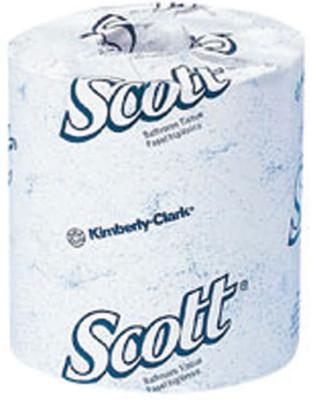 Kimberly-Clark Professional Scott Standard Roll Bathroom Tissue, 4.1 in x 3 3/4 in, 413 ft, 05102