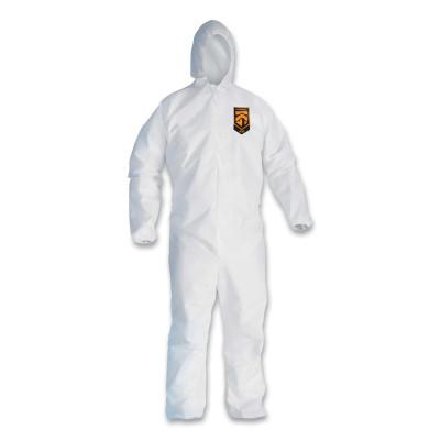 Kimberly-Clark Professional KLEENGUARD* A30 Breathable Splash & Particle Protection Coverall, 4XL, w/Hood, 46117