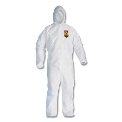 Kimberly-Clark Professional KLEENGUARD A20 Breathable Particle Protection Coveralls, 4X-Large, White, 49117