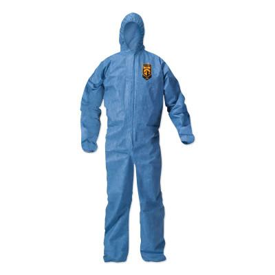 Kimberly-Clark Professional KLEENGUARD A20 Breathable Particle Protection Coveralls, Blue, 4XL, Hood, Zip, 58517