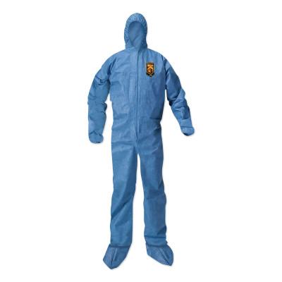 Kimberly-Clark Professional KLEENGUARD A20 Breathable Particle Protection Coveralls, Blue, 3XL, w/Hood, 58526